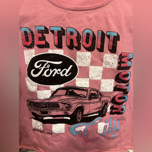 T&B girls Detroit Classic Shirt -Sz 10-12 - Picture 1 of 6